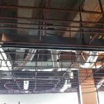 Ulker Arena-Turkcell-Lounge_alçıpan tavaniçi havalandırma kanalları montaj aşaması-14